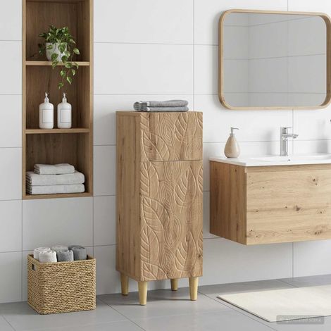 vidaXL Bathroom Storage Cainet DELFT Artisan Oak 30 x 31 x 80 cm (1/5)