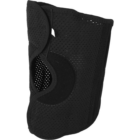 Genouillère de sport 7611, noire, respirante, manchon de compression, genouillère de compression ajustable, unisexe, XL (1/5)