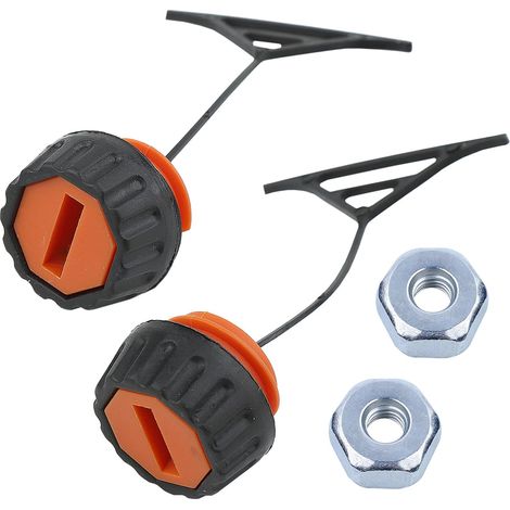 Bouchon de carburant pour Stihl 021 034 038 025 026 028 020 020T 023 024 034S 036 048 avec remplacement de l'écrou de guide 0000 350 0520 (1/5)