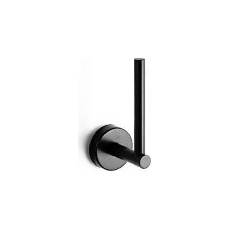 Portarotolo bagno design verticale in acciaio inox nero opaco  MIRA-N kamalu