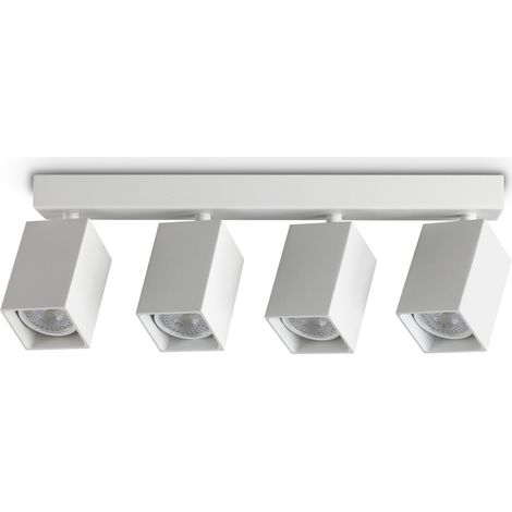 Ideal Lux Plafoniera moderna DYNAMITE 4 luci GU10 bianca metallo