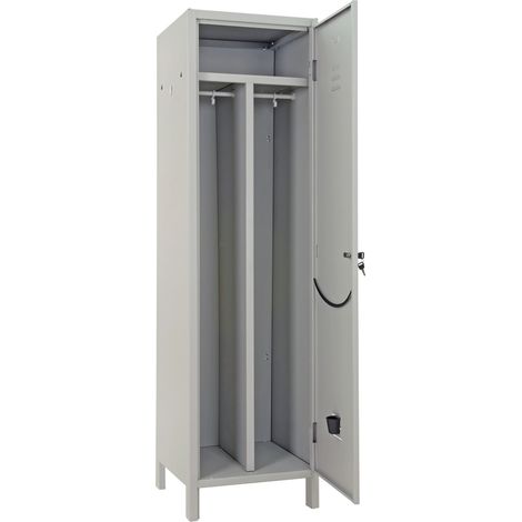 Prometal armoire de dressing sale et propre avec 1 porte cm50x50x180h verrouillable