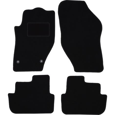 Alfombrillas de terciopelo negro para Peugeot 308 CC cabrio (2007-2013) (1/5)