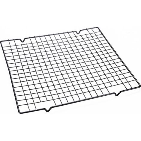 Grille de refroidissement métallique, support à gâteaux et aliments pour four, cuisine, cuisson de pizzas, pains, barbecue, biscuits, étagère (1/4)
