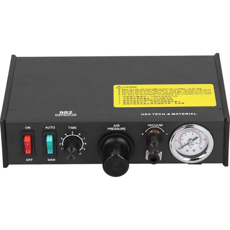Distributeur de colle semi-automatique, équipement en alliage d'aluminium, volume de goutte minimum de 0,01 ml (AC220-240 V, prise UE) (1/5)