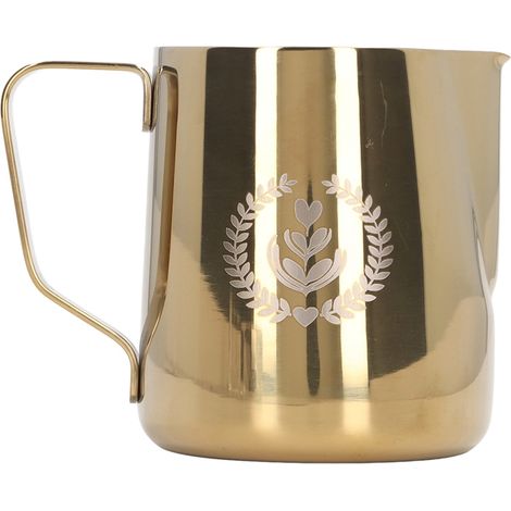 Mousseur à lait acier inoxydable 600 ml pour café au lait (1/4)