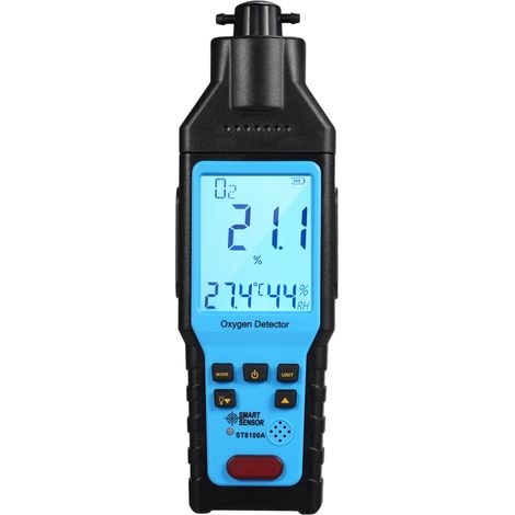 Détecteur de gaz oxygène SMART SENSOR, testeur de gaz O₂ numérique portable et précis, rechargeable, pour la mesure de la concentration d'O₂ en milieu urbain, en laboratoire et dans l'industrie. (1/5)