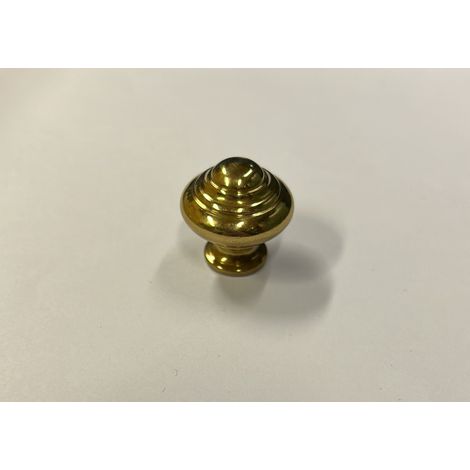 CONNEX - POMOLO SAGOMATO ORO LUCIDO DIAMETRO 25MM