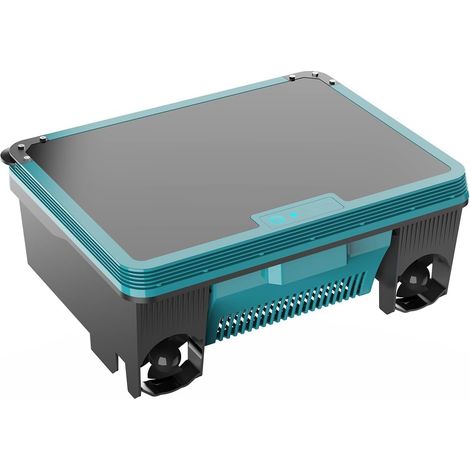 Robot de piscine solaire - Robot de piscine automatique sans fil - Double moteur pour piscines souterraines et hors-sol - Auto-stationnement - Nettoyage continu 24h/24 et 7j/7 (1/5)
