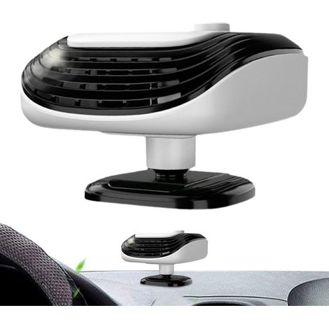 Chauffage portable pour voiture 12 V avec ventilateur de refroidissement - Dégivreur et dégivreur de pare-brise - Chauffage rapide de 150 W pour la conduite d'hiver - Chauffage automatique (1/5)