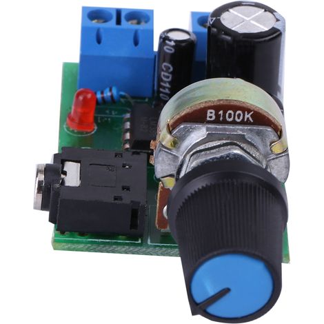 1 LM386 Super MINI Verstärkerplatine 3V-12V Leistungsverstärker (1/5)