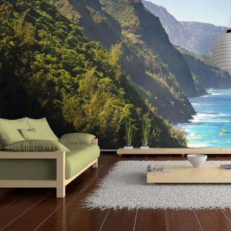 Papier Peint XXL "Na Pali Coast, Kauai, Hawaii II" 270x550cm (1/2)
