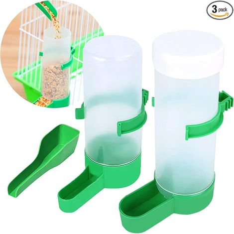 Abreuvoir Oiseaux Exterieur Anneau Plastique Automatique Abreuvoir Mangeoires pour Oiseaux Poules