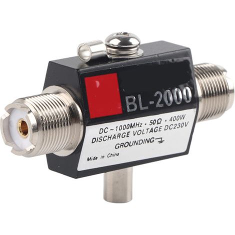 Protection coaxiale pour systèmes de communication radiofréquence, caractérisée par des performances haute fréquence et une protection contre les surtensions coaxiales à large bande passante, offrant (1/5)