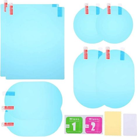 Film protecteur pour rétroviseur de voiture, film imperméable pour rétroviseur. (1/2)