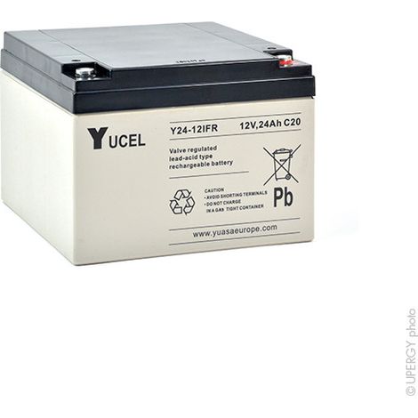 Yucel - Batterie plomb AGM YUCEL Y24-12IFR 12V 24Ah M5-F (1/3)