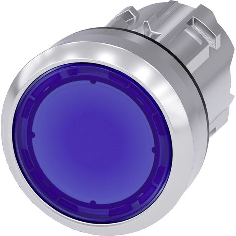 Siemens 3SU10510AB500AA0 3SU1051-0AB50-0AA0 Bouton-poussoir lumineux à rappel actionneur plat, colle