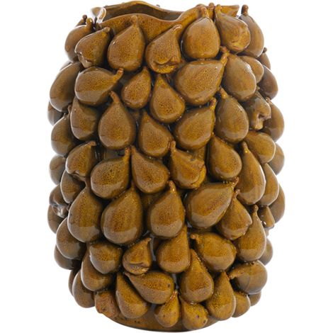 Vase en céramique Light & Living NATALIA jaune-brun – 35x33x47 cm
