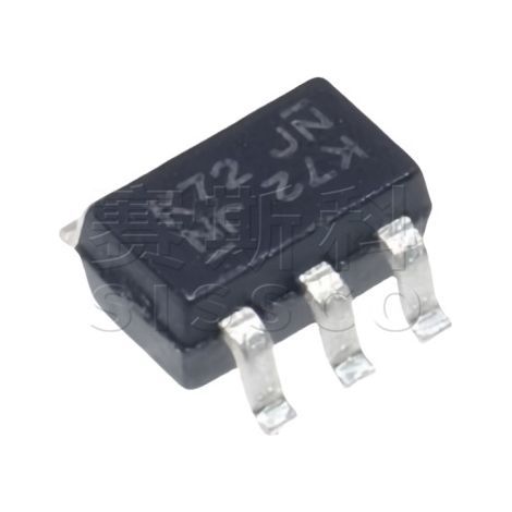 Original 2N7002DW-7-F DIODES, screen-printed K72, SOT-363, 60V 230mA Dual N-channel MOSFET, electronic component chip, 5 pieces per pack.