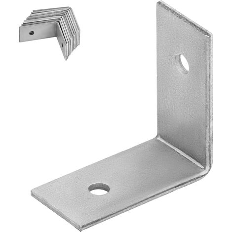 KOTARBAU® Zimmermannswinkel-Konstruktionsverbinder, Edelstahl, verzinkt, 30 x 30 x 15 mm, 12er-Set
