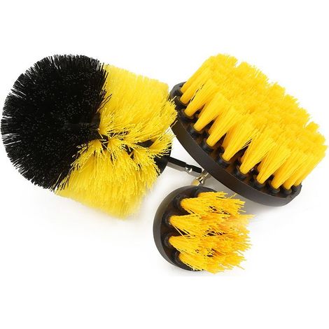 Lot de 3 brosses de nettoyage en nylon pour perceuse - Diamètre : 5,1 cm, 8,9 cm, 10,2 cm (1/5)