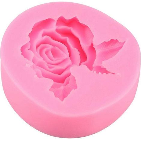 Rosenförmige Silikonform für Kuchen, Schokolade und Backdekoration