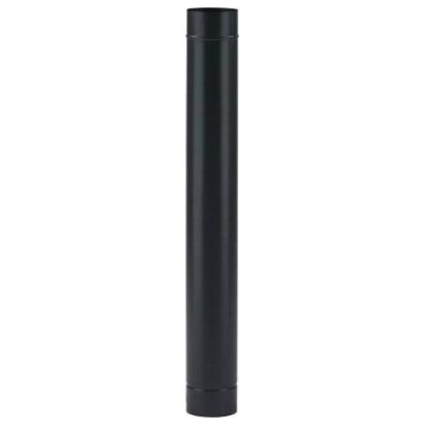 Tubi smaltati per stufe canna fumaria in acciaio porcellanato - 50cm black