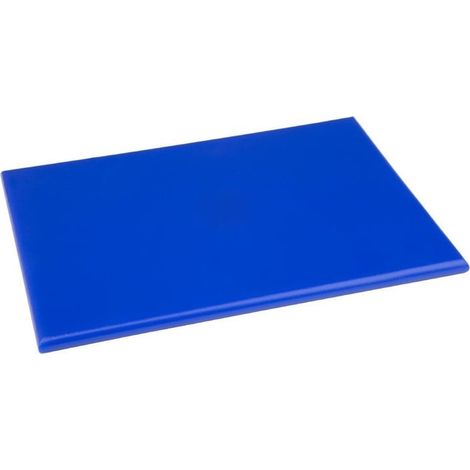 Planche à découper 600 x 450 x 12 mm haute densité bleu - Hygiplas (1/5)