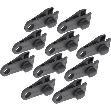 10er-Pack Sofortbefestigungsclips für Zelte, Planen und Markisen, ideal für Camping und windbeständig. Befestigungszubehör. (1/5)