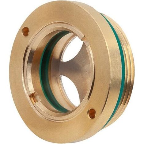 KIPP Ölschauglas rund D1=G11/2 D=55 Messing Sicherheitsglas (1/4)
