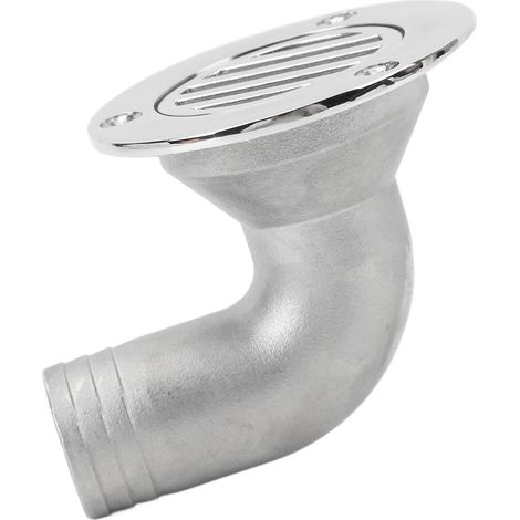 Coude à 90° pour évacuation de pont de bateau, en acier inoxydable 316, pour bateau de pêche ou yacht, 32 mm / 1,26 po (1/5)