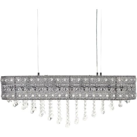 Chandelier BELELLE Crystal Silver