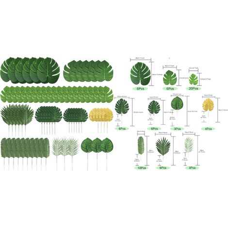 artificielle à faire soi même fausses feuilles de Monstera