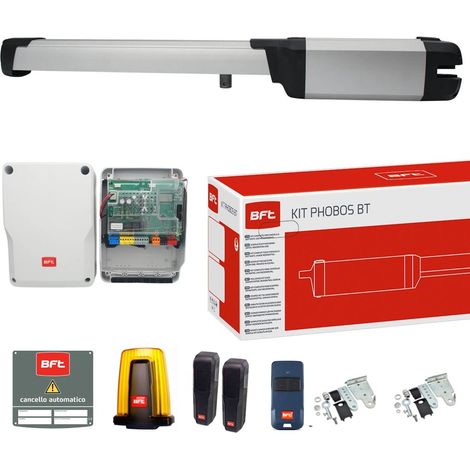 BFT PHOBOS BT B40 24v Kit Automazione Per Cancello Mono Anta Singola Battente