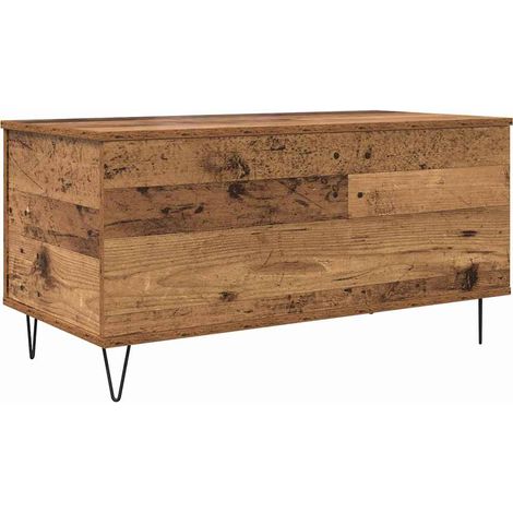 Maison Exclusive - Table basse Bois ancien 90 x 44.5 x 45 cm Bois d'ingénierie