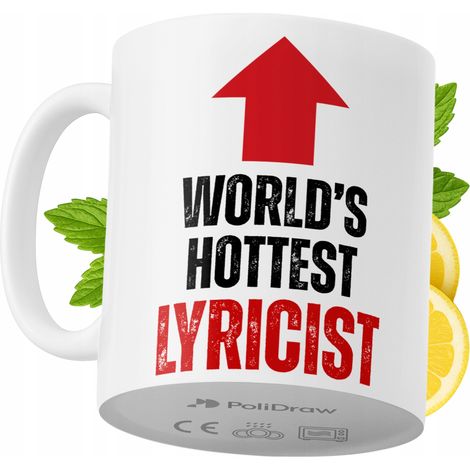 Lustige Tasse für Liedtexter – Kaffee- oder Teetasse mit witzigem Textdesign – ideal für Geburtstage, Namenstage, Feiertage und besondere Anlässe. Hochwertige Tasse für Zuhause, Büro und Arbeit. Farbe