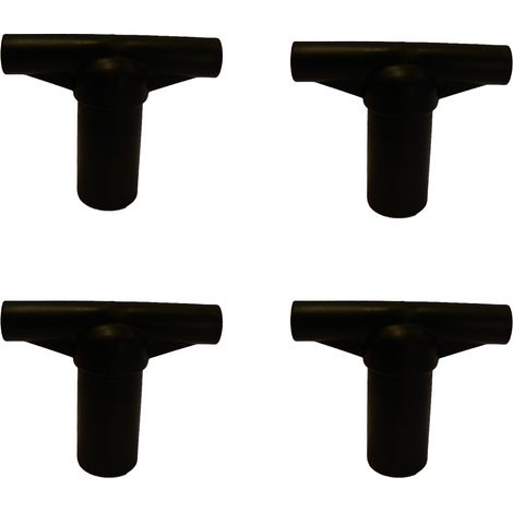 KANGUI Lot de 4 capuchons T-section pour arceau de filet de trampoline Ø 32 mm (1/5)