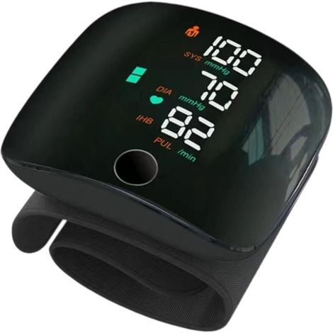 Moniteur tension artérielle bras numérique - LED et voix intelligente - Mesure rythme cardiaque (1/4)