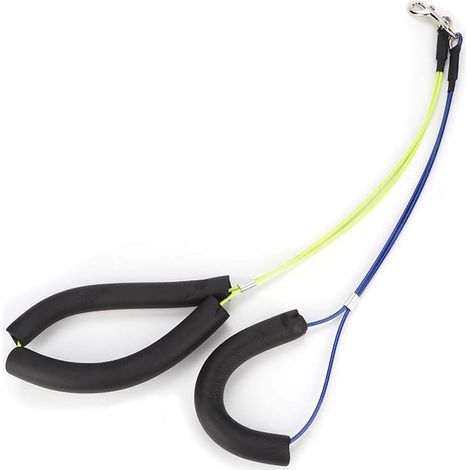 Générique Corde de Table de Toilettage pour Animaux de Compagnie Cou de Laisse de Toilettage pour Animaux de Compagnie Et Porte-Jarret Boucle de Toilettage pour Chiens-jaune + bleu (1/5)