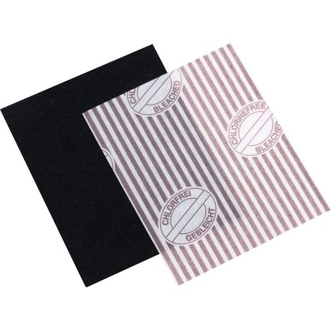 Fackelmann 55008 Filtre friteuse universel, Filtre universel, Friteuse, Charbon actif, 19 cm x 23 cm (1/5)