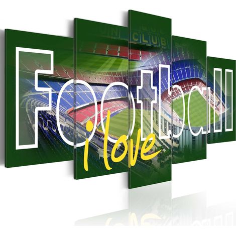Quadro - I Love Football - 200x100 (1/4)