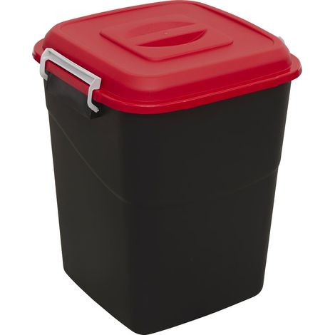 Sealey Refuse/Storage Bin 50L - Red BM50R