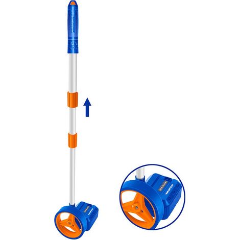 Rueda de medición WADFOW con contador digital, resolución 0.1m, rango 0-9999.9m - WADFOW