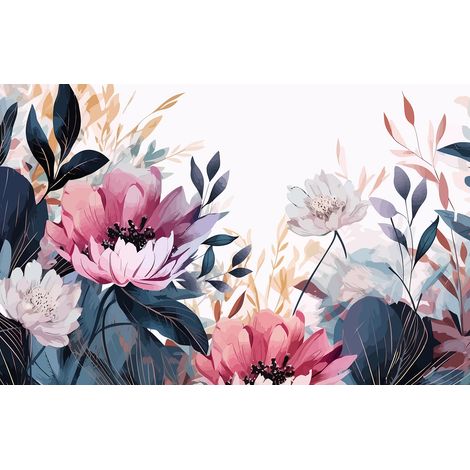 Papier peint panoramique - Fleurs - 130 cm x 83 cm (1/2)