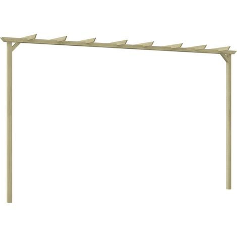 Pérgola de jardín madera de pino impregnada 360x200x60 cm vidaXL (1/5)