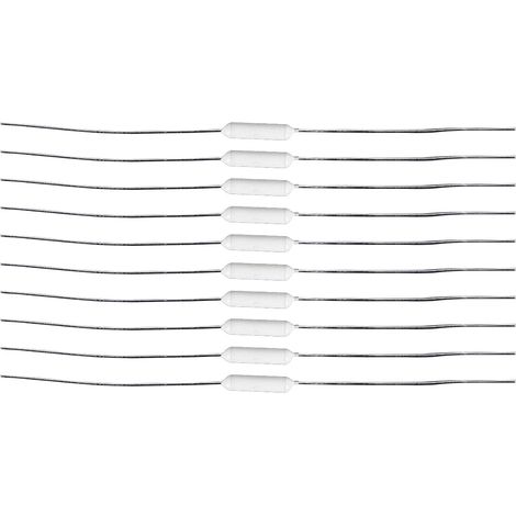 Lot de 10 fusibles thermiques 2 A P1-F pour produits électriques domestiques ou industriels (température limite 102 °C) (1/5)