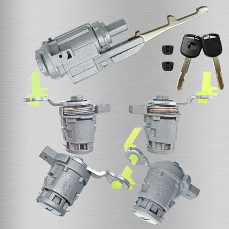 Suitable for Honda CRV full vehicle lock cylinders, CRV left and right door locks, 2-key car door lock cylinders, auto parts (1/4)