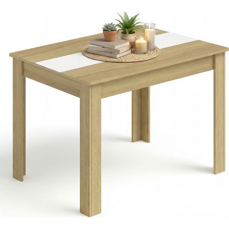 Mesa de comedor Mesa de cocina 115x80 Disalo 75x115x80 - VCM