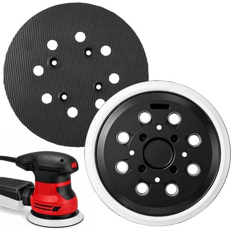 Lot de 2 disques abrasifs 125 mm 8 trous compatibles avec (1/5)