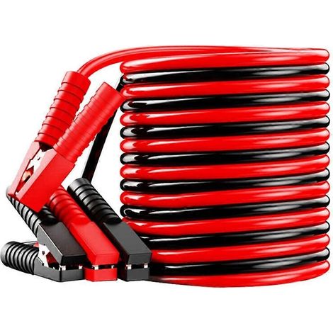 Câble de démarrage d'urgence pour batterie de voiture (4 mètres, 2000 A) avec pinces, pour SUV et autres véhicules. (1/5)